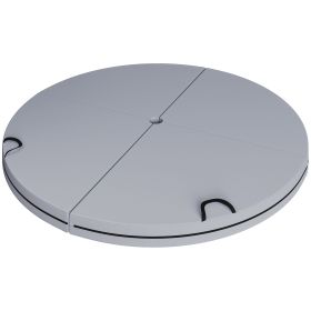 Soozier Foldable Crash Mat, Pole Padding with Carrying Handles and EPE Foam for Dance Training and Exercise, Gray