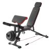 Weight Bench Sit up Bench for Home Gym Strength Training Workout Adjustable