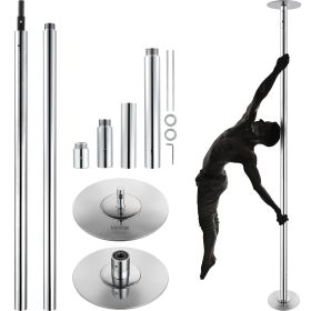 VEVOR Professional Dancing Pole, Spinning Static Dancing Pole Kit, Portable Removable Pole, 45mm Heavy-Duty Stainless Steel Pole