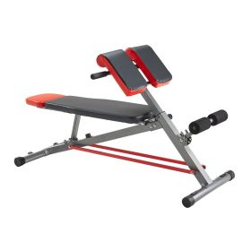 Roman Chair Back Extension Hyperextension Bench Multi-Function Adjustable Gym