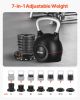 VEVOR Kettlebell, Adjustable Kettlebell with 7 Weight Levels (5, 11.5, 18, 24.5, 31, 37.5, 44 lbs), Die-Cast Aluminum and ABS Material