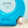 13lbs Kettlebell, Soft Kettle Bell with Wide Handle for Home Gym Weight Lifting and Strength Training, Light Blue