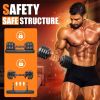 25LB 5 in 1 Single Adjustable Dumbbell Free Dumbbell Weight Adjust with Anti-Slip Metal Handle, Ideal for Full-Body Home Gym Workouts