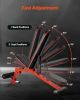 Weight Bench Sit up Bench for Home Gym Strength Training Adjustable Foldable