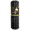 Athletic Works 18" x 5.5" Hollow Core Foam Roller – Firm Deep Tissue Massage Roller for Muscle Recovery and Flexibility, Black