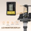 Magnetic Rowing Machine Adjustable Resistance Rower with LCD Digital Monitor Fully Body Health & Fitness for Home Use