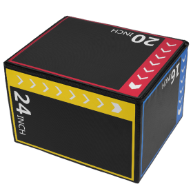 Only Supports Self Pickup  Non-Slip Multi-Use Cushioned Plyometric Box For Jumping, Conditioning, Strength Training (Option: 20x24x16inch 10lbs)