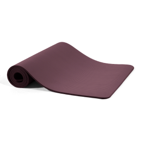 Only Supports Self Pickup  Yoga Mat, 1-2 Inch Ultra-thick High-density Practice Mat With Straps, Suitable For All Kinds Of Yoga Practice, A Varie (Option: Deep Wine)