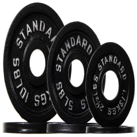 Only Supports Self Pickup  2 Olympic Cast Iron Weight Plates For Strength Training And Weightlifting, Multiple Sizes (Option: Set 45LB)