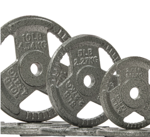 Only Supports Self Pickup  1-inch Standard Cast Iron Weight Plates For Strength Training And Weight Lifting, Multiple Weights (Option: Set 35LB)