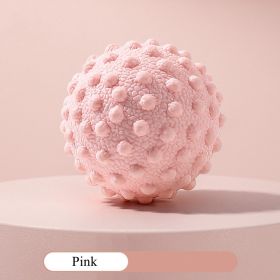 Yoga Body Massager Ball, Manual Yoga Massager Ball For All Over Body Trigger Point Care, Muscle Relaxation (Color: PINK)