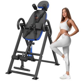 VEVOR Inversion Table Foldable Strength Training Equipment Hang Exercise Bench (Default: Default)