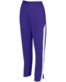 Augusta Sportswear AG7762 Ladies' Medalist 2.0 Pant (Color: PURPLE/ WHITE, size: XS)
