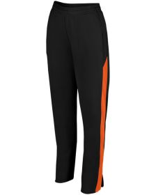 Augusta Sportswear AG7762 Ladies' Medalist 2.0 Pant (Color: BLACK/ ORANGE, size: S)