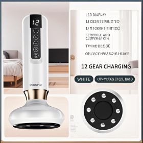 GiftofEase Portable Massager for Travelers and Fitness Enthusiasts (LISHA H-10: White steel ball style)