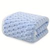 "Luxury Ultra-Fine Fiber Bath Towels (1 or 4-Piece) - Super Absorbent Quick-Dry Textured Towel for Spa, Fitness & Travel - 300GSM Waffle Weave"