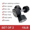 Octagon Dumbbell for Commercial & Household Fitness Usage
