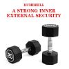 Octagon Dumbbell for Commercial & Household Fitness Usage